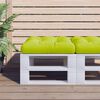 vidaXL Palettenkissen Knallgr&uuml;n 60x60x12 cm Stoff