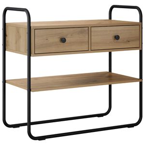vidaXL Konsolentisch Artisan-Eiche 80 x 40 x 75 cm Holzwerkstoff