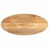vidaXL Tischplatte 100x40x2,5 cm Oval Massivholz Mango