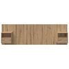 vidaXL Kopfteil mit Schrank 3 pcs Artisan-Eiche Holzwerkstoff