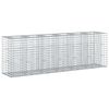 vidaXL Gabionen-Hochbeet 2 stk. 250 x 50 x 80 cm Verzinkter Stahl
