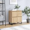 vidaXL Sideboard Sonoma-Eiche 60x35x70 cm Holzwerkstoff