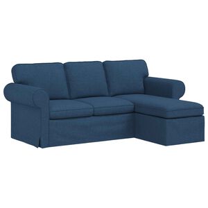 vidaXL Sofa Blau 195 x 138 x 80 cm Stoff