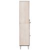 vidaXL Badezimmerschrank Wei&szlig; 38 x 33,5 x 160 cm Massivholz Mango