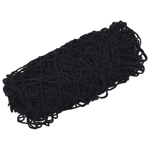 vidaXL Anh&auml;ngernetz mit Gummiseil Schwarz 3,5x2 m PP