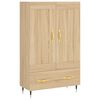 vidaXL Highboard Sonoma-Eiche 69,5x31x115 cm Holzwerkstoff