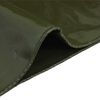 vidaXL Plane 650g / m&sup2; Olive Gr&uuml;n 3 x 4 m Canvas mit PVC-Beschichtung
