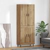 vidaXL Highboard Artisan-Eiche 69,5 x 34 x 180 cm