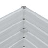 vidaXL Garten-Hochbeet 100x40x45 cm Verzinkter Stahl Silber