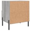 vidaXL Nachttische 2 Stk. Grau Sonoma 40x35x47,5 cm Holzwerkstoff