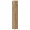 vidaXL Lagerschrank mit Regalen Artisan-Eiche 30 x 42,5 x 225 cm