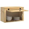 vidaXL Schrank SKI Honigbraun 60 x 32 x 40 cm Massives Kiefernholz