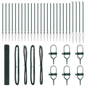 vidaXL Zaunpfosten Gr&uuml;n