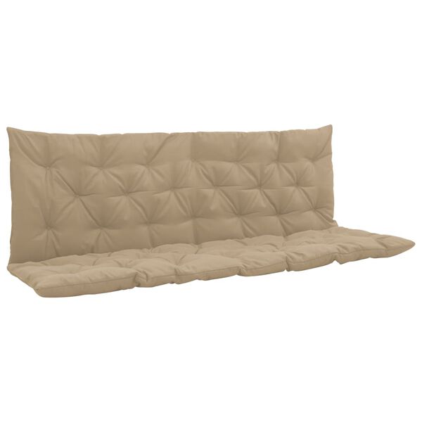 vidaXL Auflage f&uuml;r Hollywoodschaukel Beige 150 cm Stoff