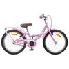 vidaXL Kinderfahrrad 18 Zoll f&uuml;r 5-7 Jahre alt Hellrosa