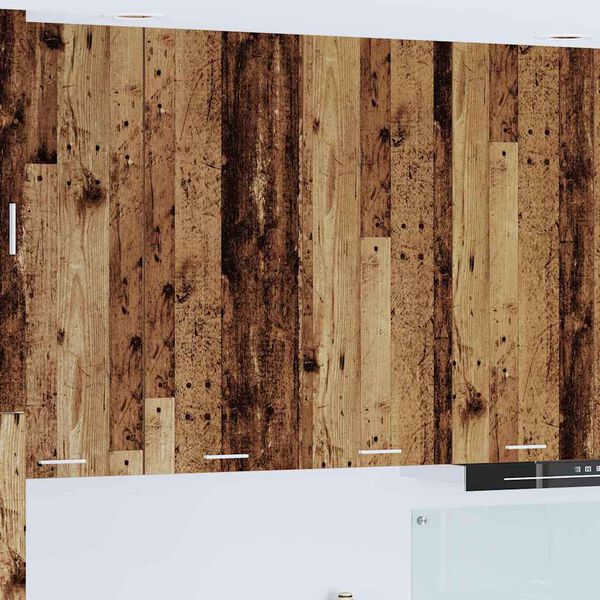 vidaXL H&auml;ngeschrank mit T&uuml;r Altholz 80 x 31 x 100 cm Holzwerkstoff