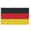 vidaXL Flagge Deutschlands 90 x 150 cm
