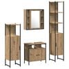 vidaXL Badezimmerm&ouml;bel-Set 4 stk. Artisan-Eiche 33 x 33 x 185,5 cm