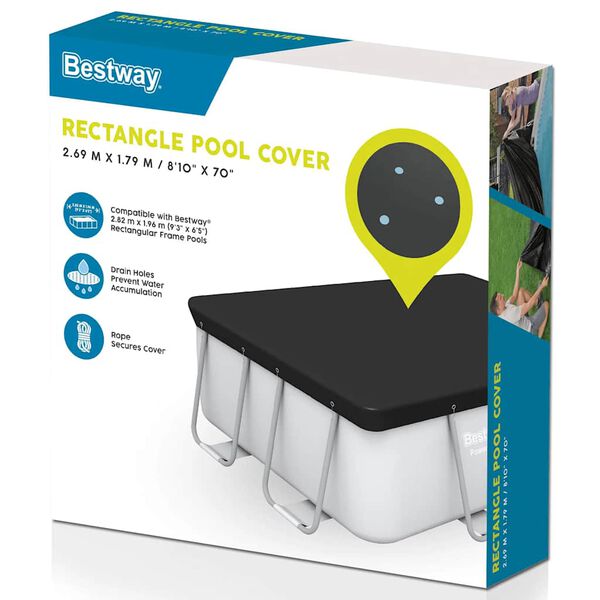 Bestway Flowclear Pool-Abdeckplane 269x179 cm