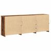 vidaXL LED-Sideboard Altholz 181,5 x 37 x 67 cm Holzwerkstoff