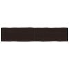 vidaXL Tischplatte 180x40x(2-6) cm Massivholz Behandelt Baumkante