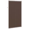 vidaXL Venetianer Jalousie Dunkelbraun mit Muster 213 x 110 cm PVC