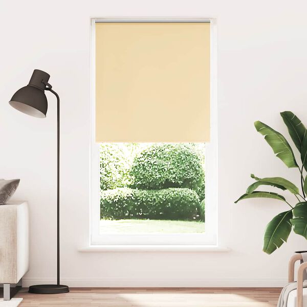 vidaXL Verdunkelungsrollo Beige 100x230cm Stoffbreite 95,7cm Polyester