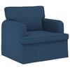 vidaXL Sofa 2 pcs Blau Gesamtabmessungen: 162 x 80 x 85 cm (B x T x H)