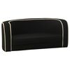 vidaXL Hundesofa Klappbar Schwarz 76x71x30 cm Leinen Waschbares Kissen