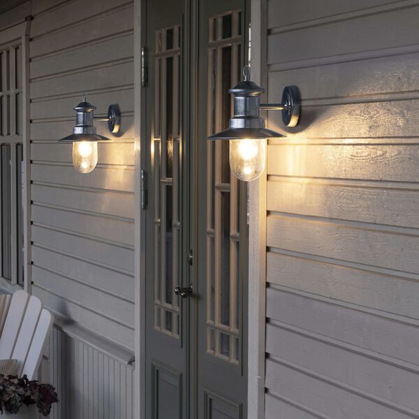 KONSTSMIDE Wandleuchte Napoli Verzinkt