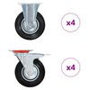 vidaXL 8 Stk. Rollen 125 mm