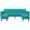 vidaXL Sofa Set Türkis Samt
