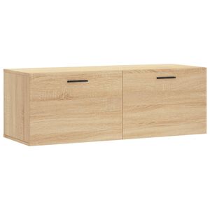 vidaXL Wandschrank Sonoma-Eiche 100x36,5x35 cm Holzwerkstoff