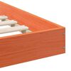 vidaXL Bettrahmen Wachsbraun 120 x 190 cm Massives Kiefernholz