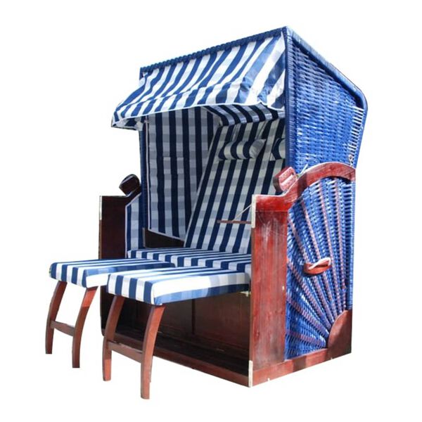 Strandkorb Nordsee XL blau