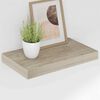 vidaXL Schwebendes Wandregal Eichefarben 40x23x3,8 cm MDF