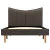 vidaXL Bettgestell Anthrazit Kunstleder 100 x 200 cm