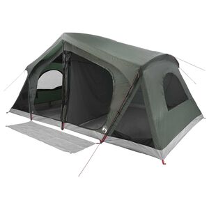 vidaXL H&uuml;tten-Zelt Olivegr&uuml;n 480 x 273 x 205 cm Polyester und Stahl