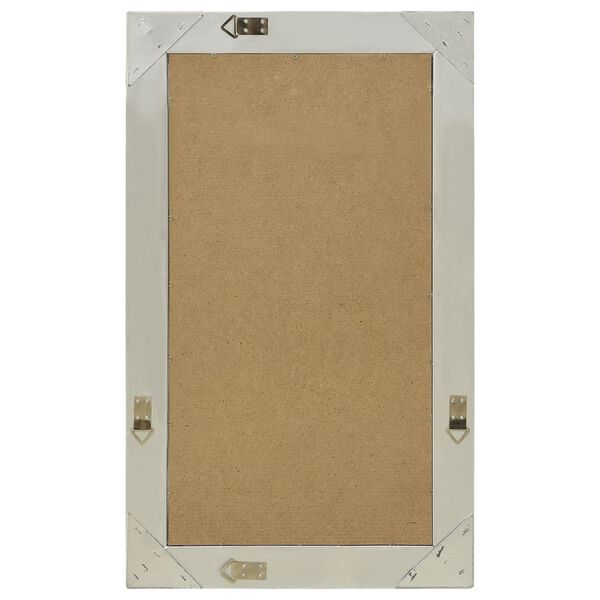 vidaXL Wandspiegel im Barock-Stil 50x80 cm Silbern