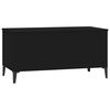 vidaXL Couchtisch Schwarz 90x44,5x45 cm Holzwerkstoff