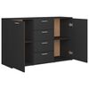 vidaXL Sideboard Grau 120x35,5x75 cm Holzwerkstoff