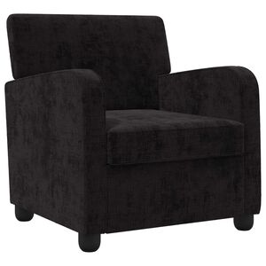 vidaXL Sessel Schwarz Chenille