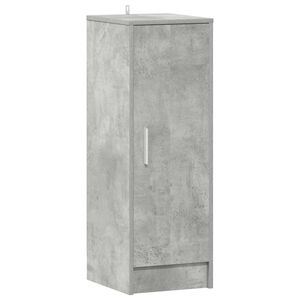 vidaXL Schuhschrank Betongrau 32x35x92 cm Holzwerkstoff