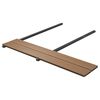 vidaXL Terrassendiele 4 pcs Teak WPC