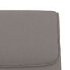 vidaXL Sitzbank Taupe 100x64x80 cm Stoff