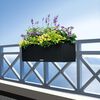 LECHUZA Pflanzgef&auml;&szlig; BALCONERA Cottage 80 ALL-IN-ONE Granitgrau