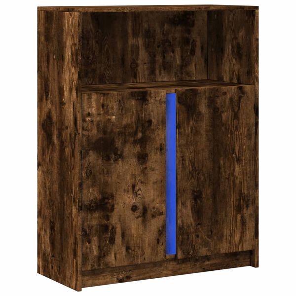 vidaXL LED-Sideboard R&auml;uchereiche 77x34x100 cm Holzwerkstoff