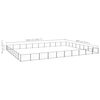 vidaXL Hundezwinger Schwarz 80 m&sup2; Stahl
