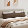 vidaXL Sofakissen 2 pcs Braun 200 x 40 cm Stoff