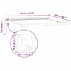 vidaXL Markise Weiß 3,5 x 2,5 m Metall